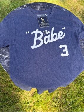 Baseballism "The Babe" Short Sleeve Tee in Navy